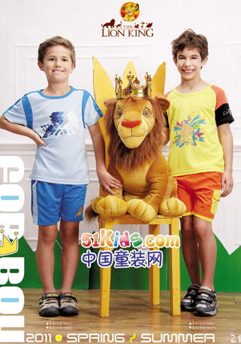 鼓励孩子成长为坚强的大树--狮子王童装